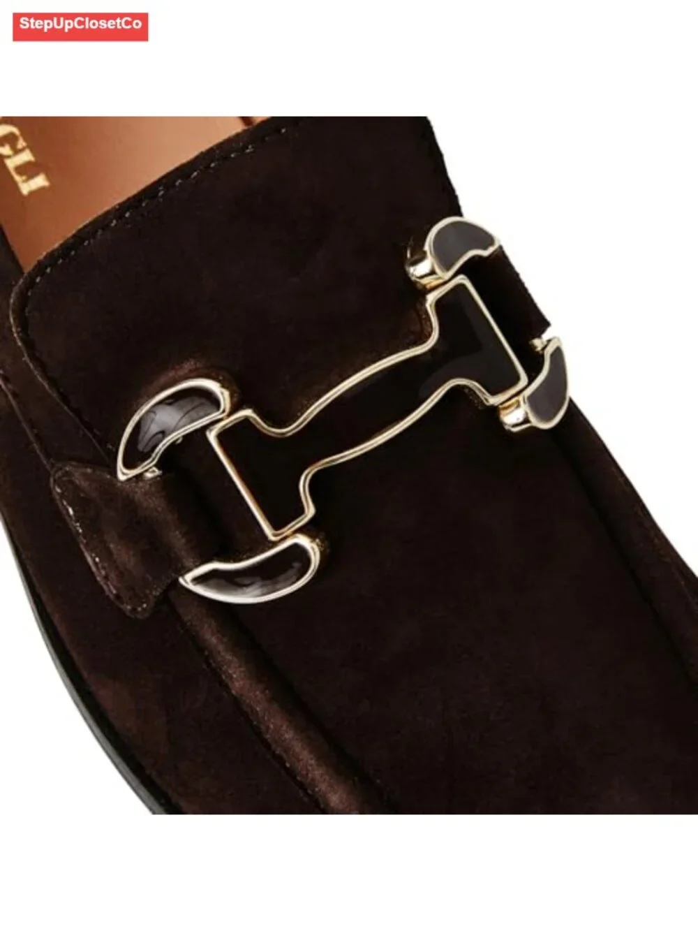 Women's Square Toe Leather Loafers, Slip-On Dress Shoes